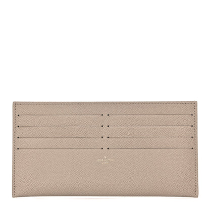 Louis Vuitton Calfskin Felicie Chain Wallet Card Holder Insert Tourterelle 1 of 8