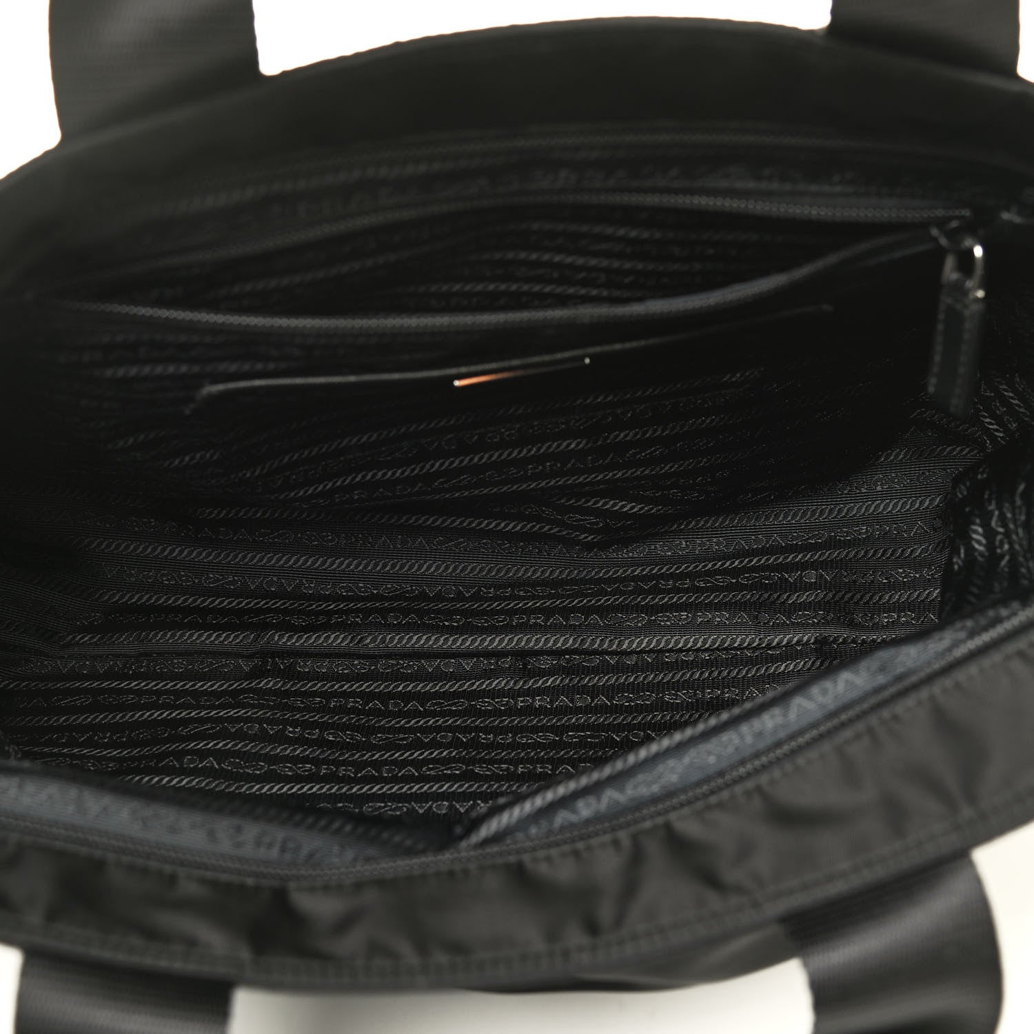 Prada Nylon Vela Tote Black 6 of 11