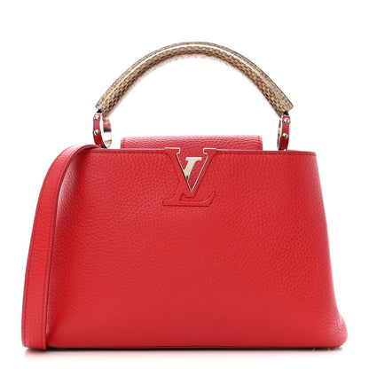 Louis Vuitton Taurillon Snakeskin Capucines BB Rubis 1 of 18