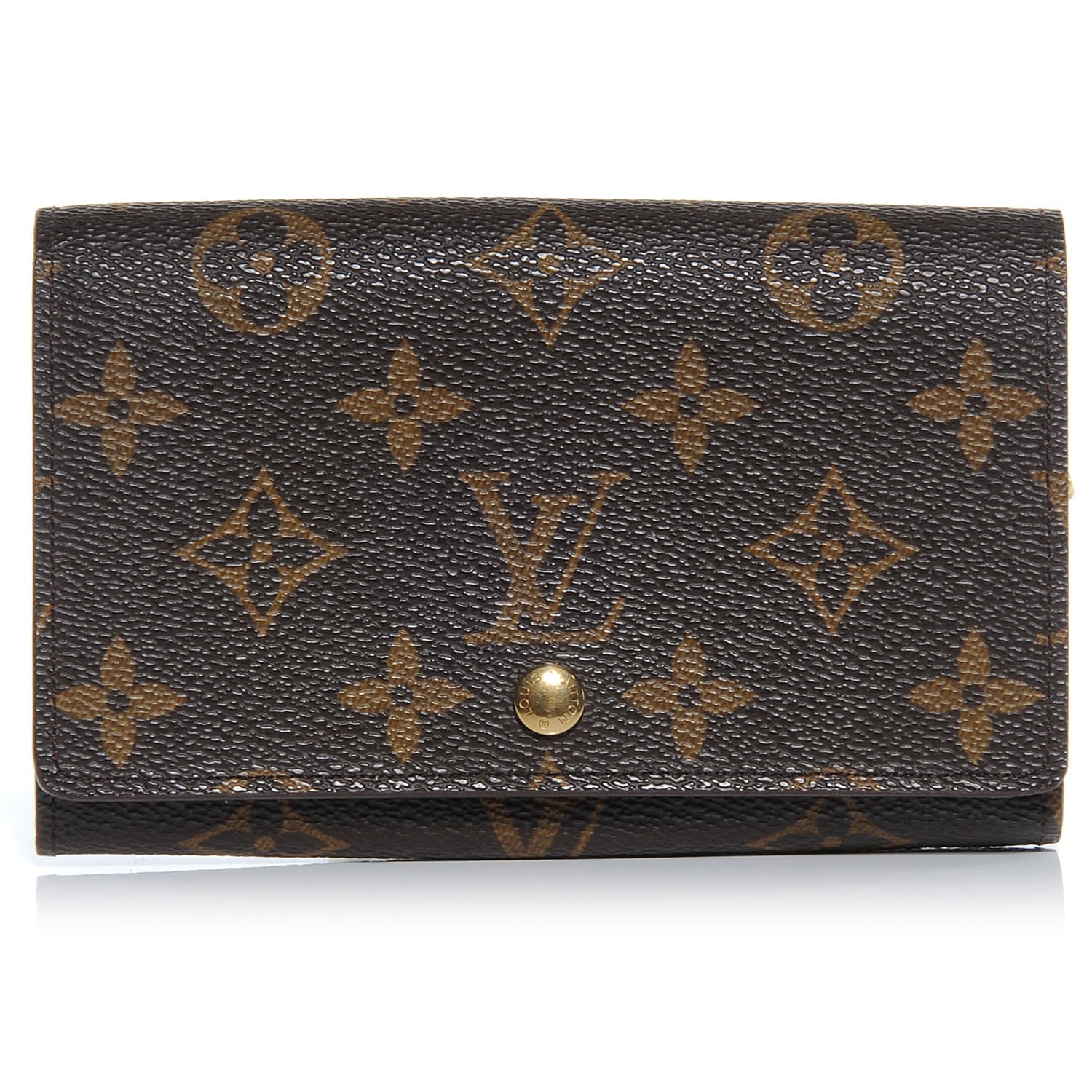 Louis Vuitton Monogram Porte-Monnaie Tresor Wallet 1 of 8
