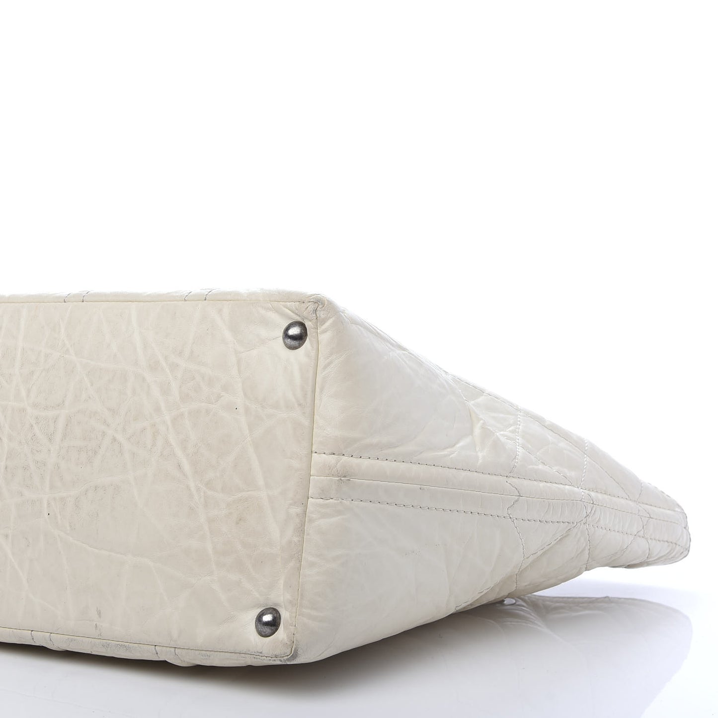 Calfskin Small Shopping In Moscow Tote Beige Clair