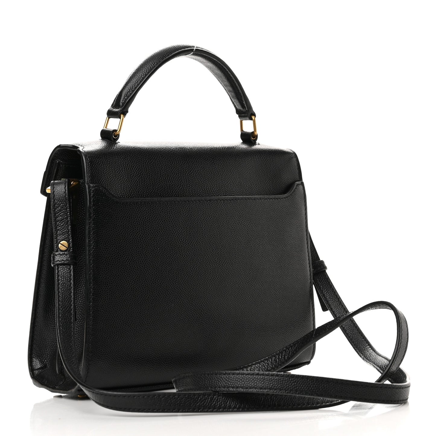 Grain de Poudre Mini Classic Monogram Cassandra Top Handle Black