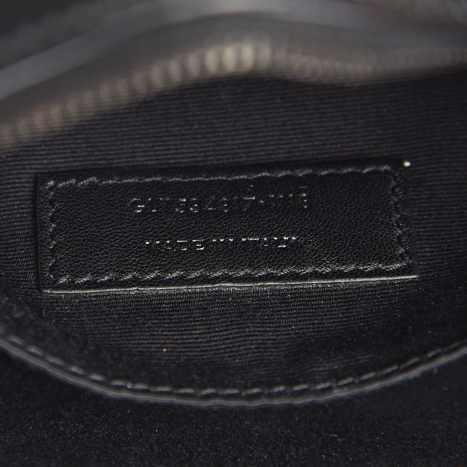 Saint Laurent Calfskin Matelasse Monogram Lou Belt Bag Black 7 of 10