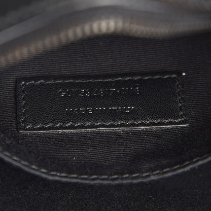 Saint Laurent Calfskin Matelasse Monogram Lou Belt Bag Black 7 of 10
