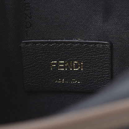 Fendi Vitello Century Matte Stamp Patch Bi-Color Mini Camera Case Black Maya Fragola 6 of 11