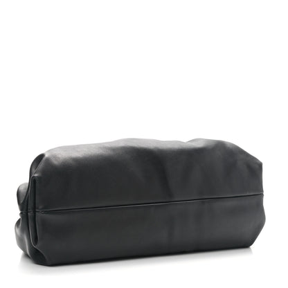 Bottega Veneta Smooth Butter Calf The Pouch Oversized Clutch Black 4 of 8