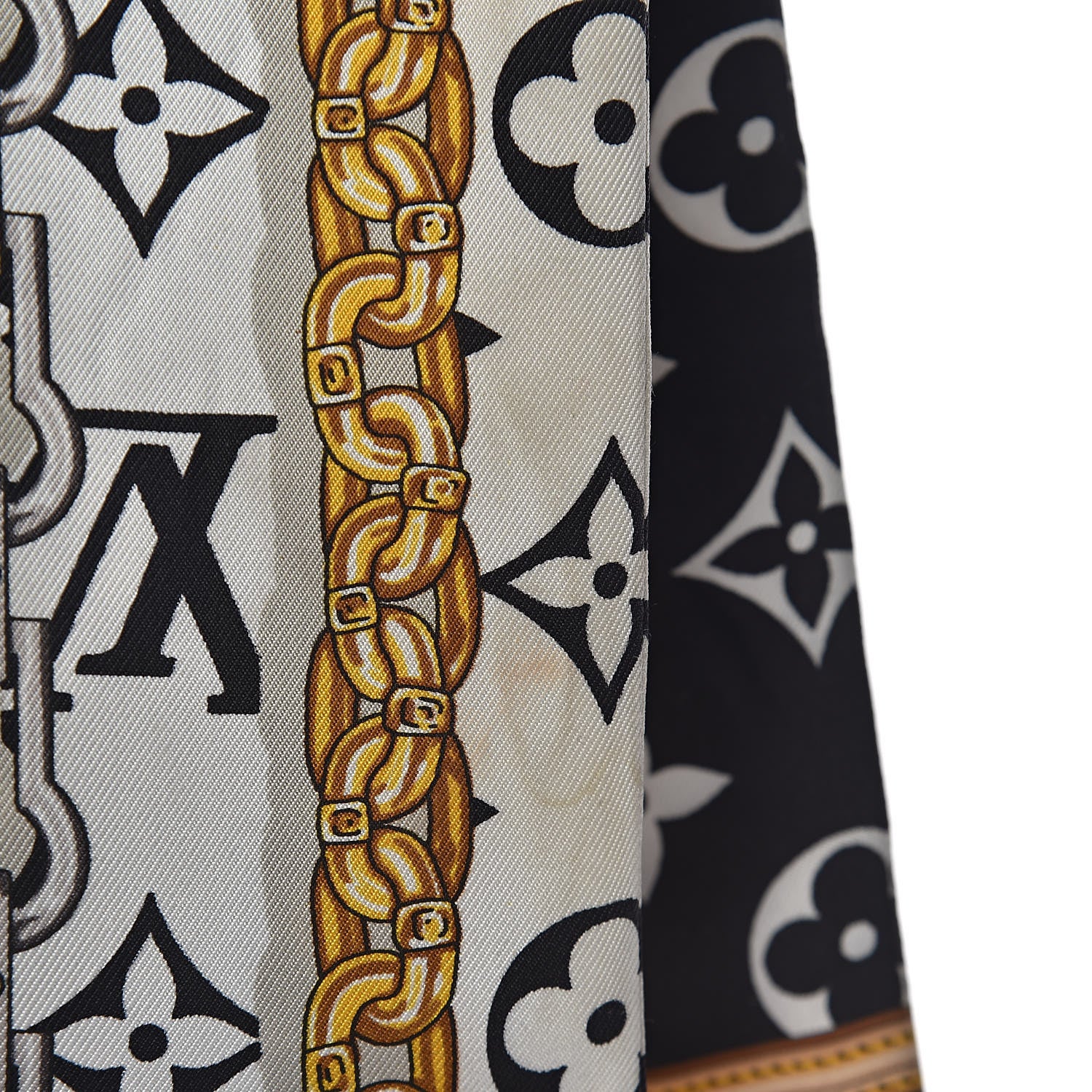 Louis Vuitton Silk Monogram Confidential Bandeau Black 7 of 11