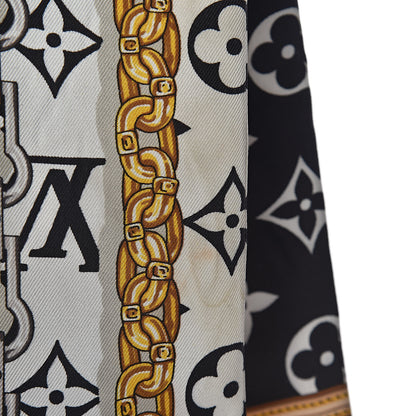 Louis Vuitton Silk Monogram Confidential Bandeau Black 7 of 11