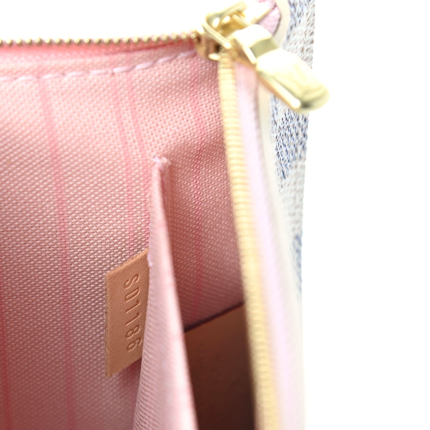 Damier Azur Neverfull MM GM Pochette Rose Ballerine