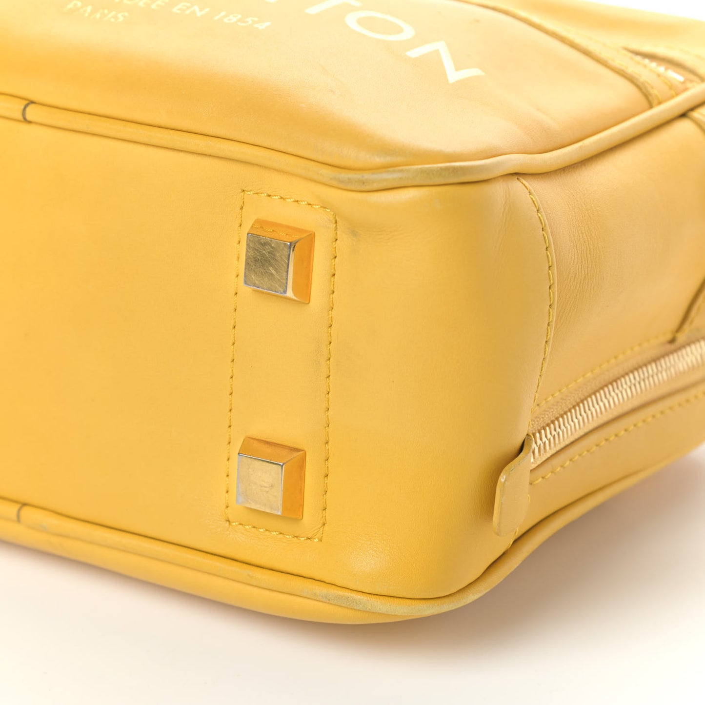 Supple Calfskin Paname Take Off Flight Bag Yellow