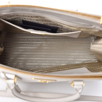 Prada Saffiano Large Galleria Double Zip Tote Talco 5 of 10