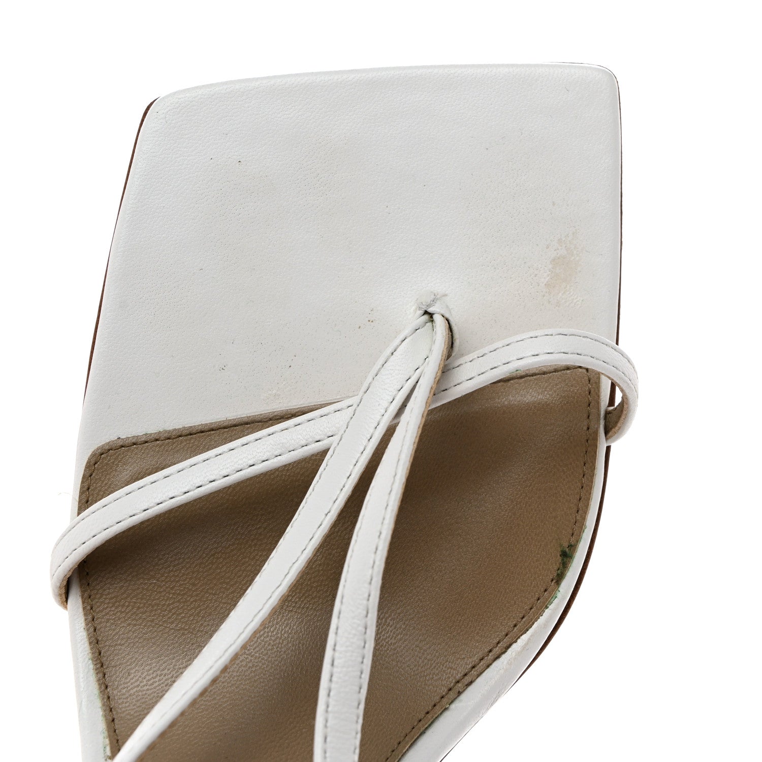 Bottega Veneta Nappa Rope Stretch Multi Strap 90mm Sandals 38 White 8 of 9