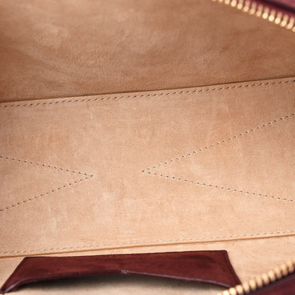 Alaia Suede Goatskin Medium Le Teckel Bag Rouge Grenat 6 of 10
