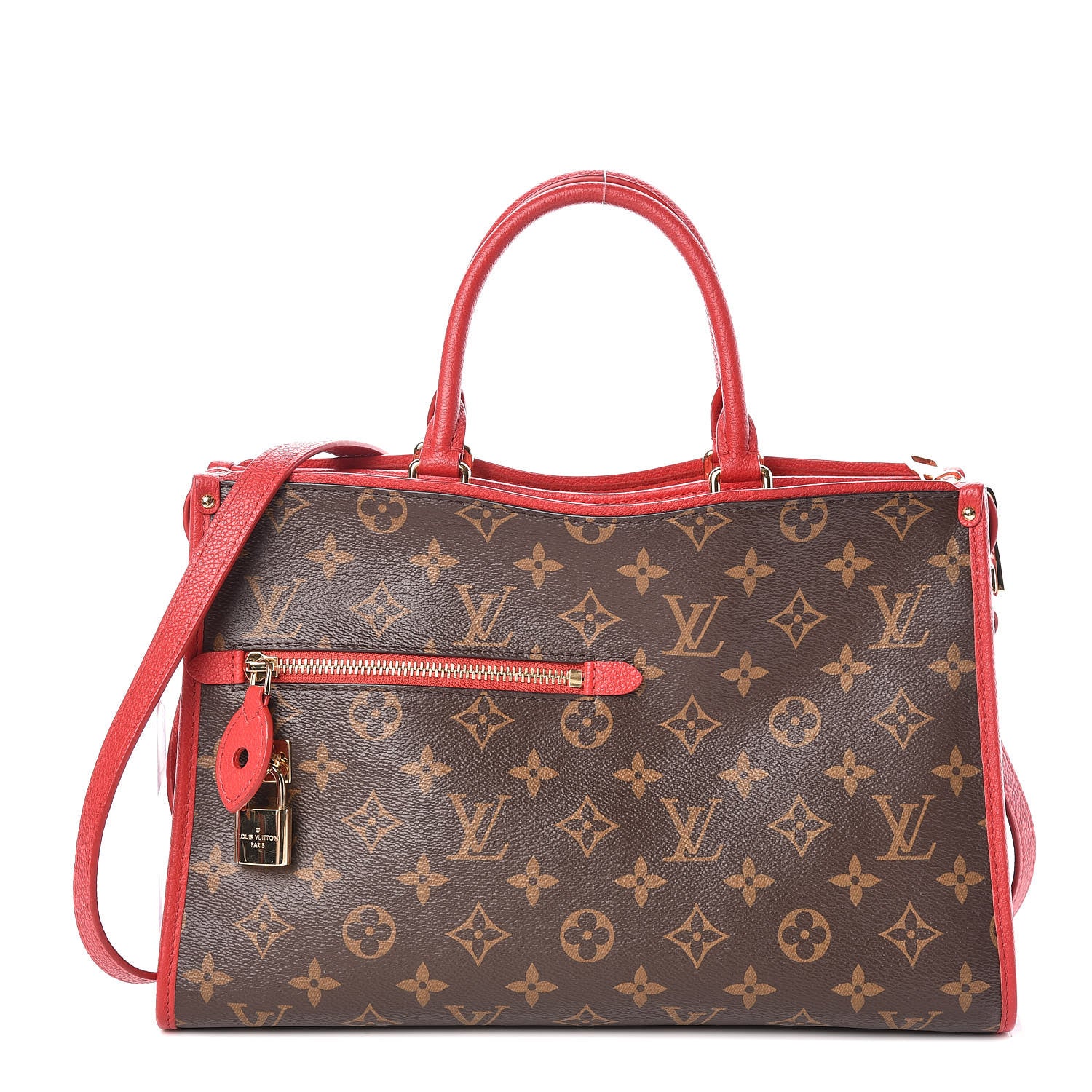 Louis Vuitton Monogram Popincourt PM Red 1 of 8