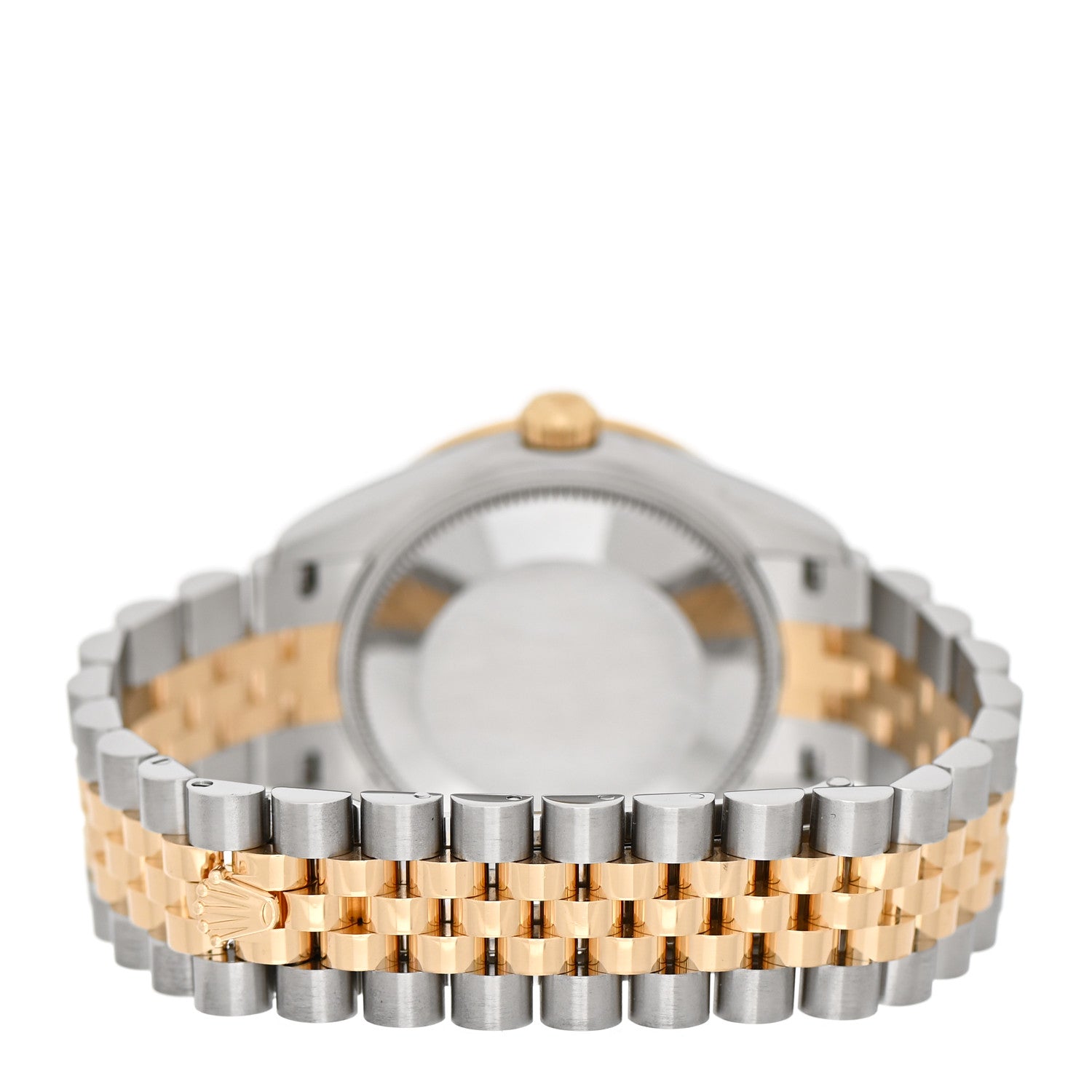 Rolex Stainless Steel 18K Yellow Gold Diamond 31mm Oyster Perpetual Datejust Watch Olive Green Roman 278383 3 of 4