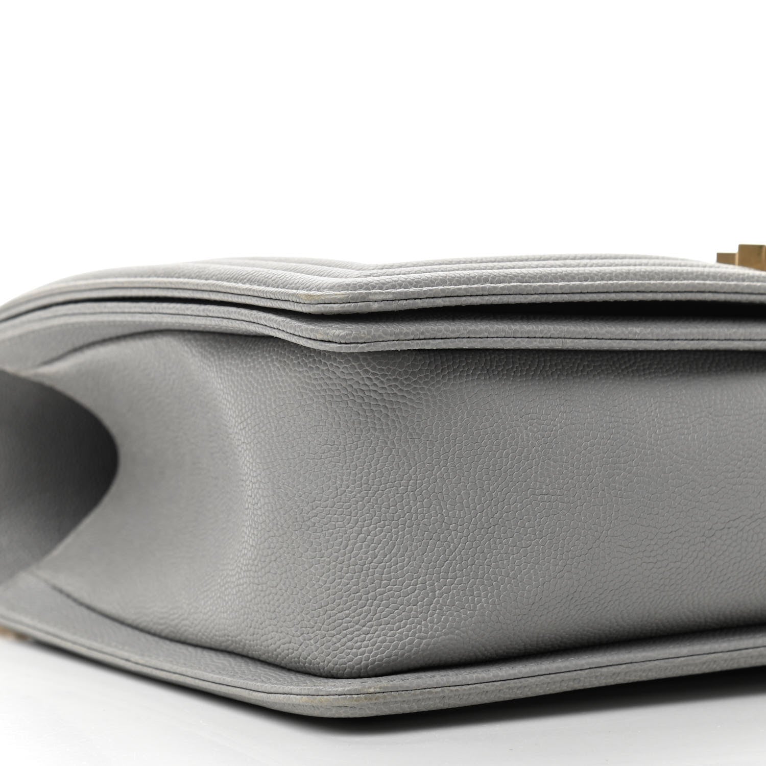Chanel Caviar Quilted New Medium Boy Flap Grey 9 of 12