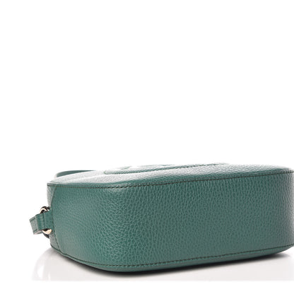 Gucci Pebbled Calfskin Small Soho Disco Bag Emerald Green 4 of 9