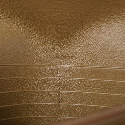 Saint Laurent Calfskin Belle de Jour Chain Clutch Beige 6 of 10