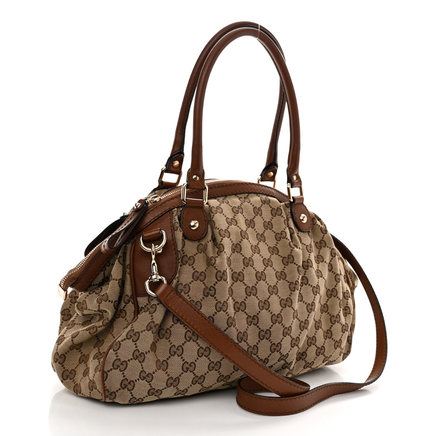 Monogram Medium Sukey Boston Brown