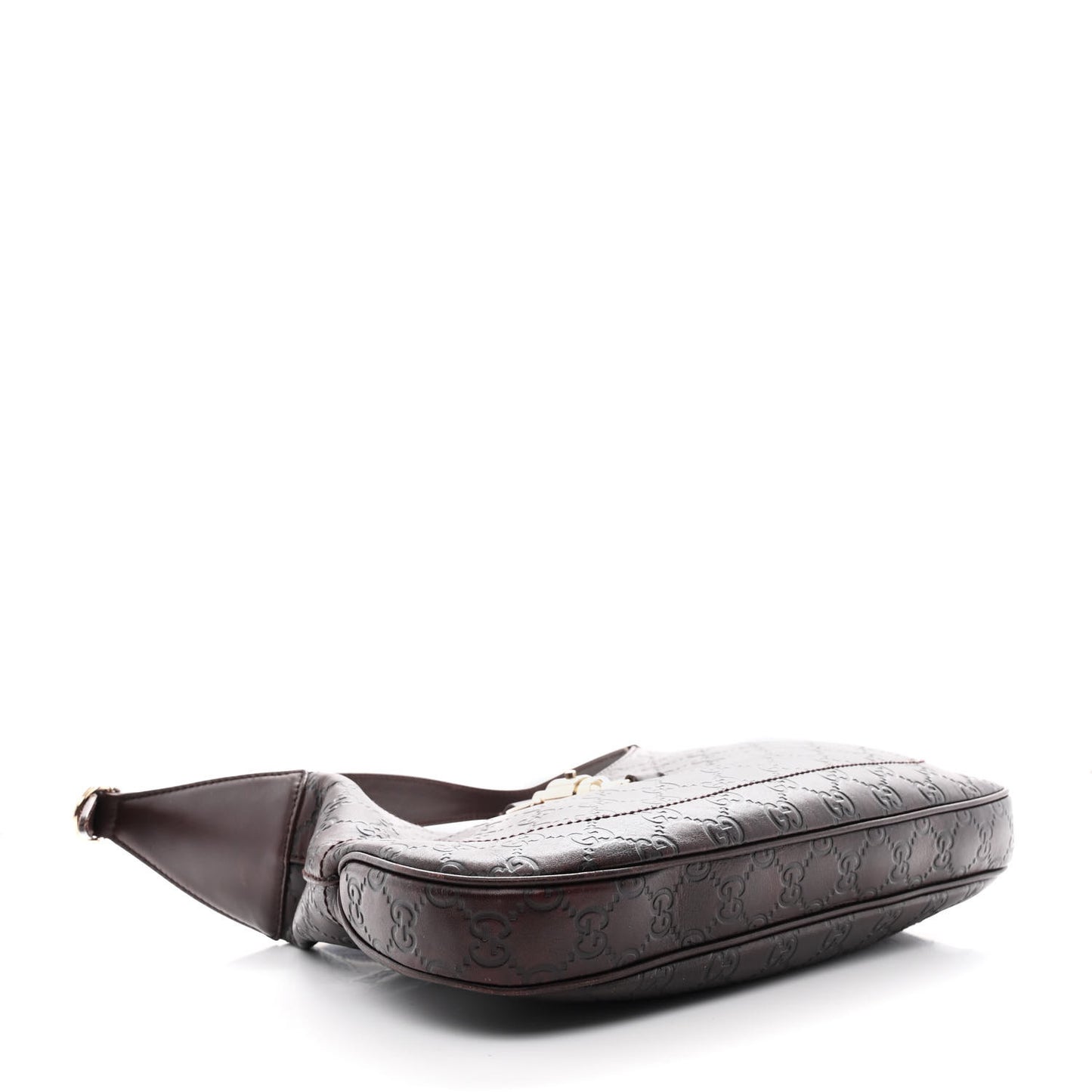 Guccissima Small Jackie O Hobo Chocolate