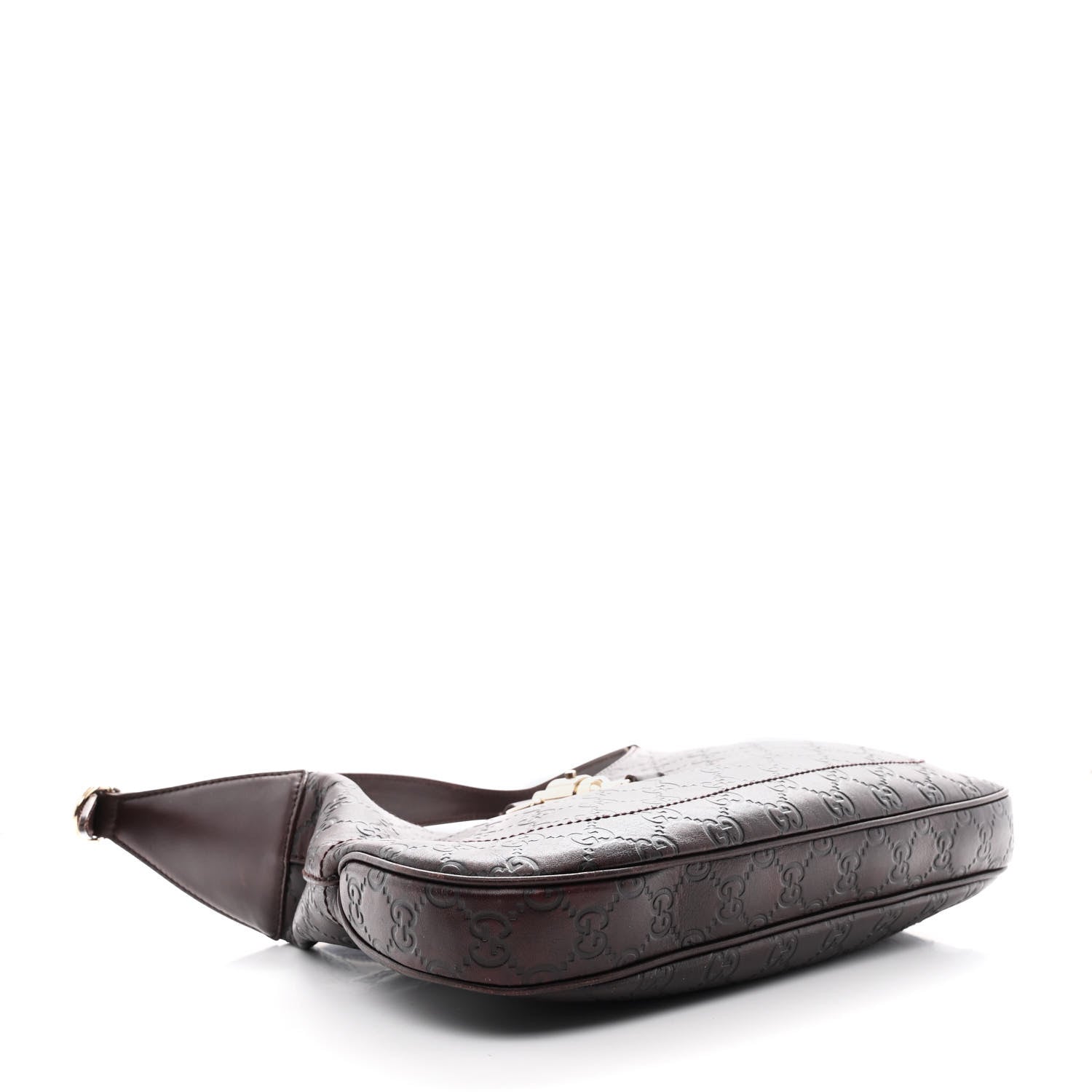Gucci Guccissima Small Jackie O Hobo Chocolate 4 of 12