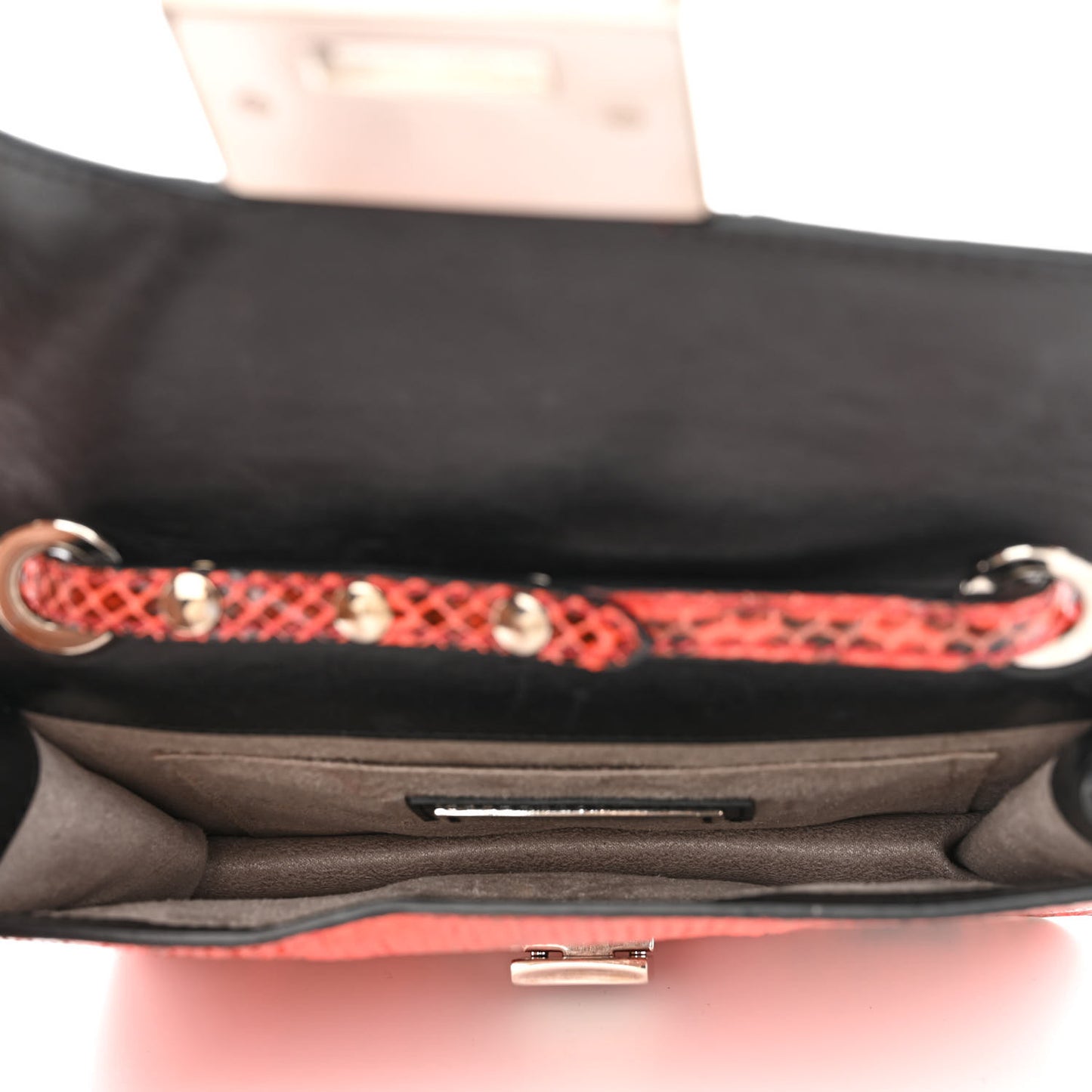 Snakeskin Rebel Crossbody Bag Orange