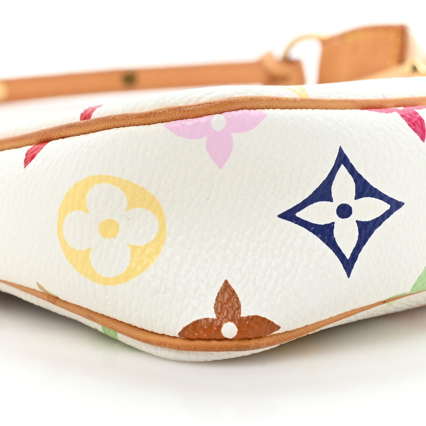 Monogram Multicolor Pochette Accessories White
