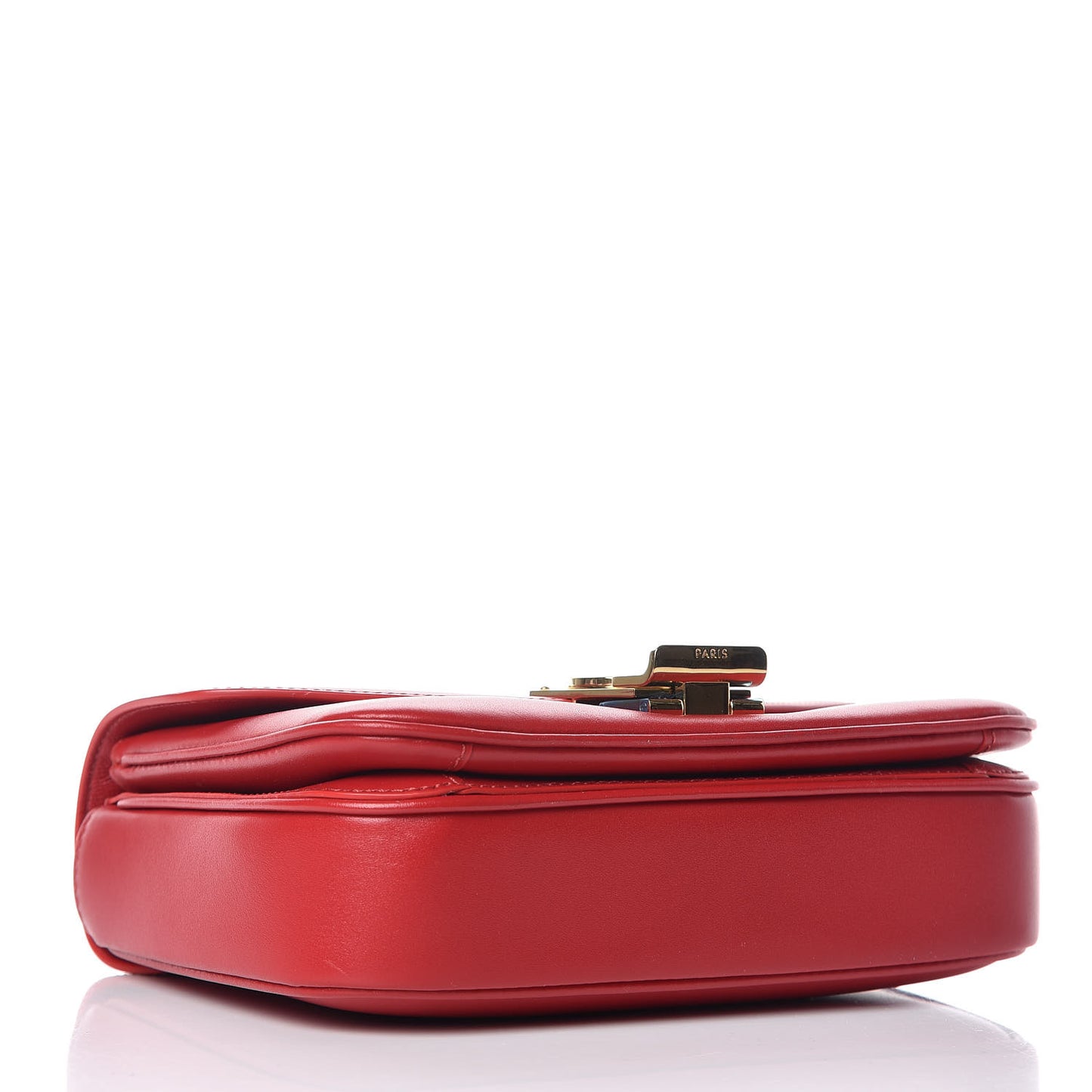 Shiny Calfskin Small C Bag Red