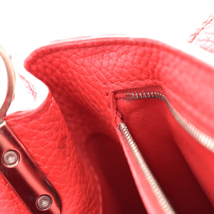 Louis Vuitton Taurillon Capucines BB Rubis 10 of 10