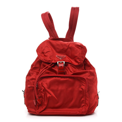 Prada Nylon Vela Single Buckle Backpack Rosso 1 of 8
