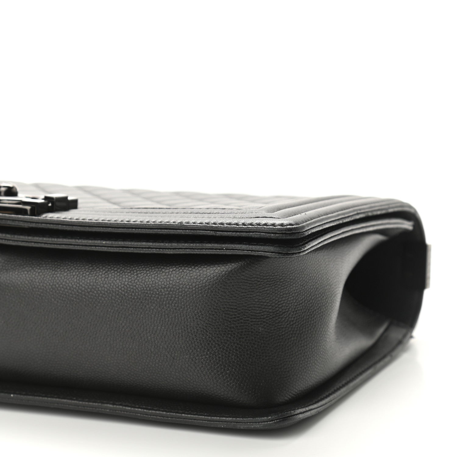 Chanel Caviar Quilted New Medium Boy Flap So Black 10 of 10