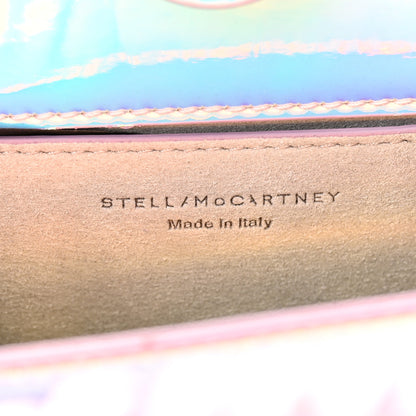 Stella McCartney Holographic Faux Leather Mini Falabella Silver 6 of 11