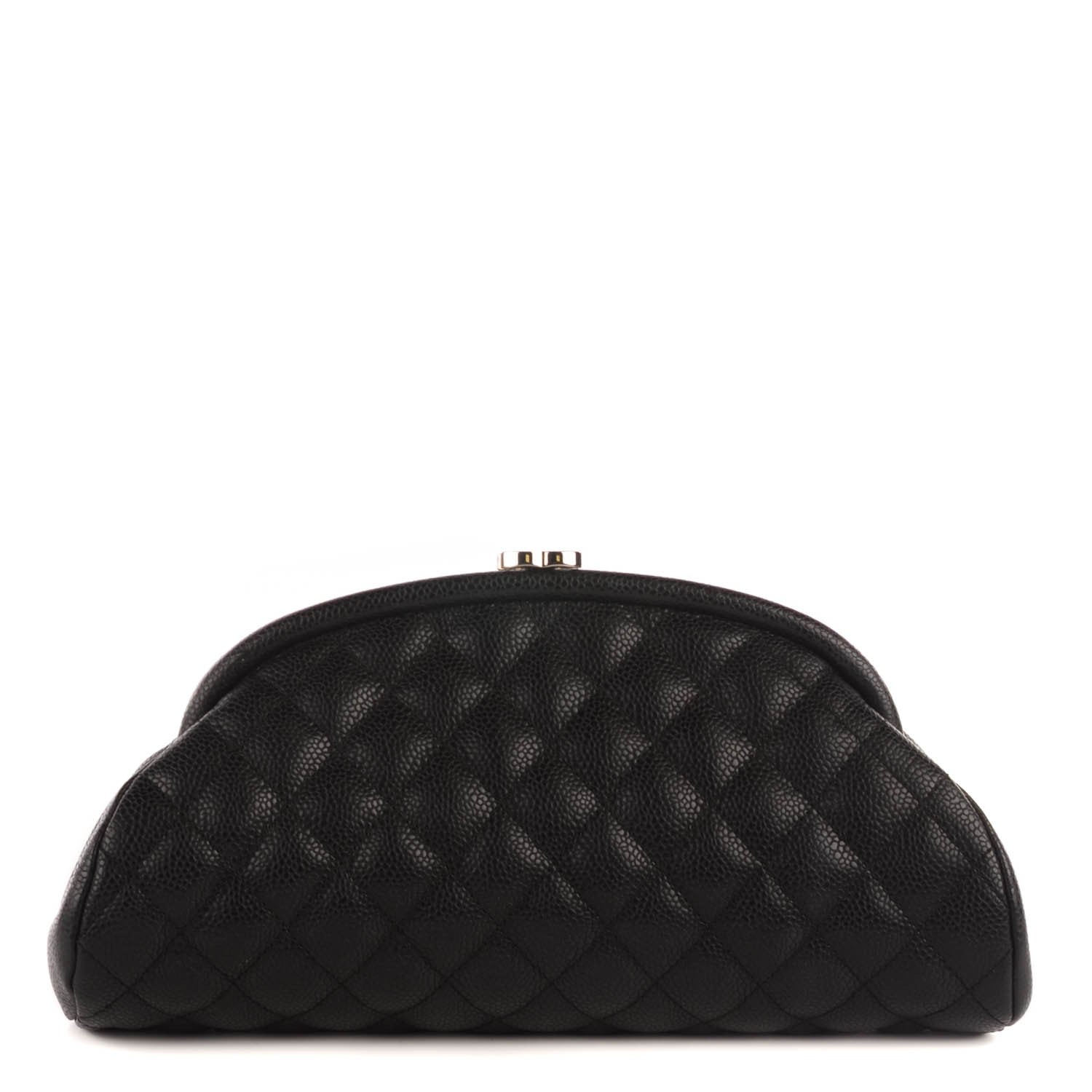 Chanel Caviar Quilted Timeless Clutch Black 1 of 8