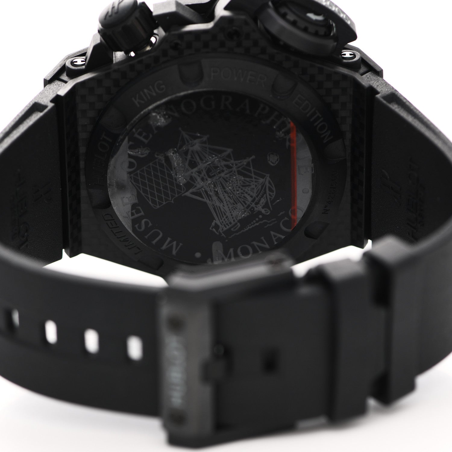 Hublot Carbon Rubber 48mm Big Bang King Power Oceanographic Automatic Watch Black 731.QX.1140.RX 4 of 4