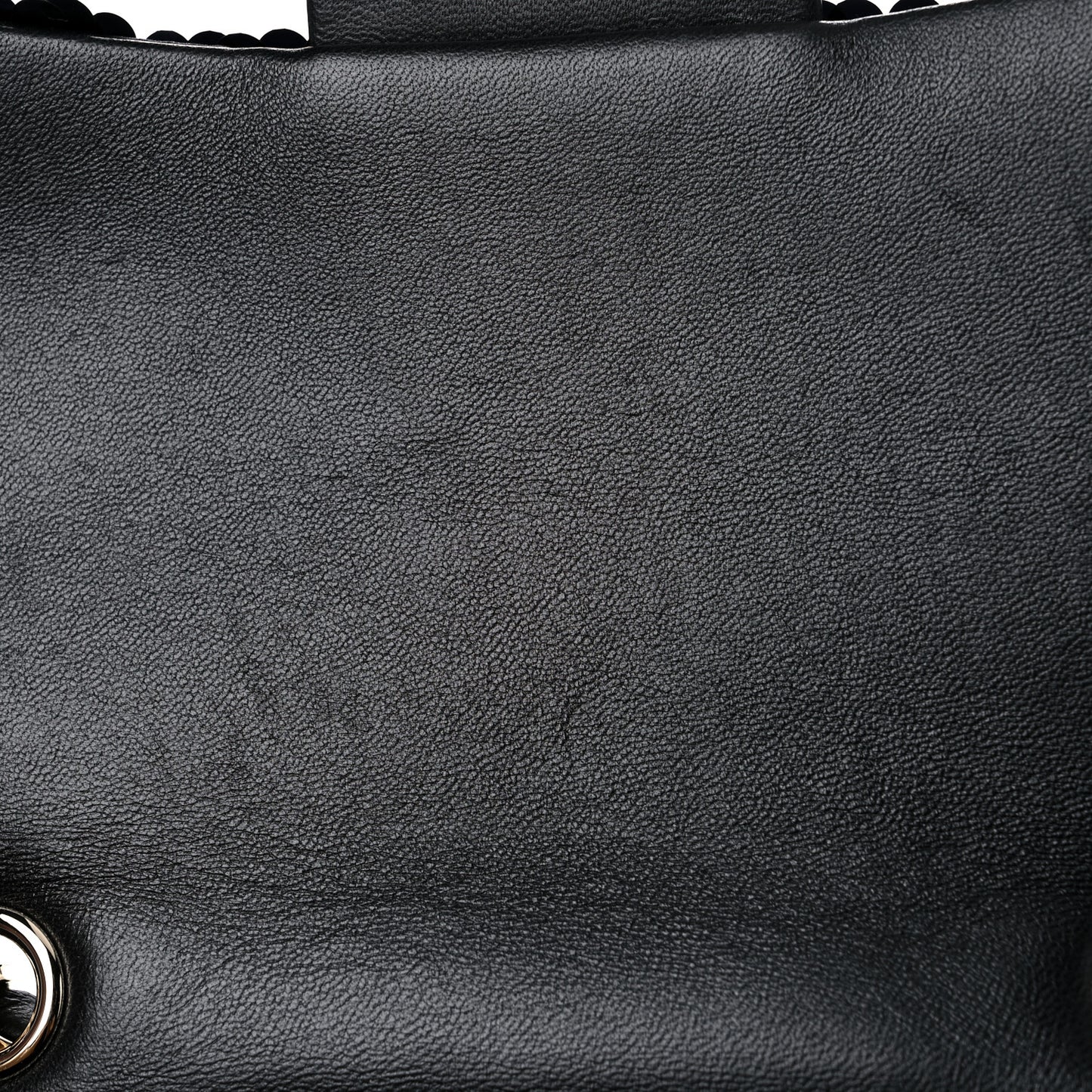 Sequin Small Single Flap Black