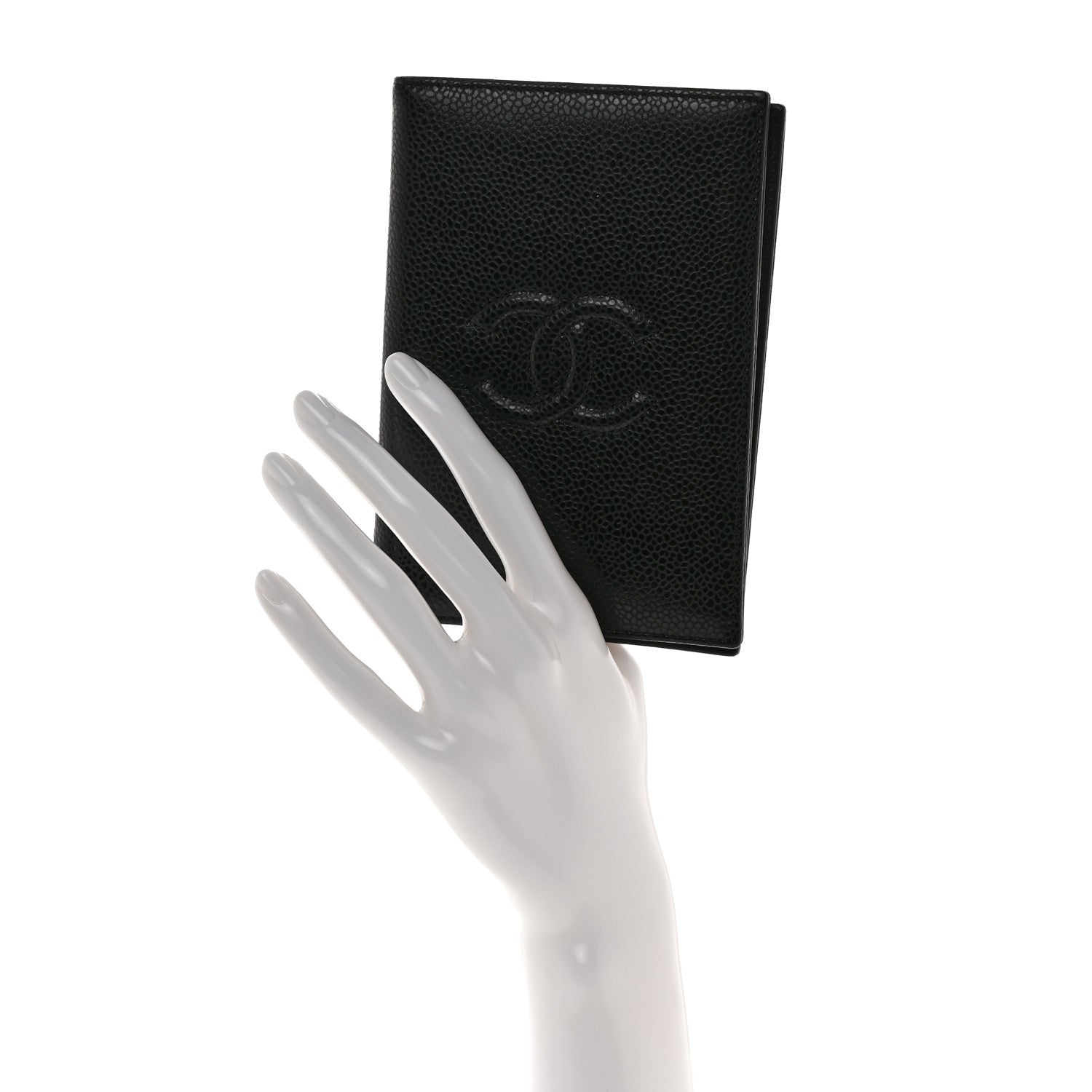 Chanel Caviar Timeless Passport Holder Black 2 of 8