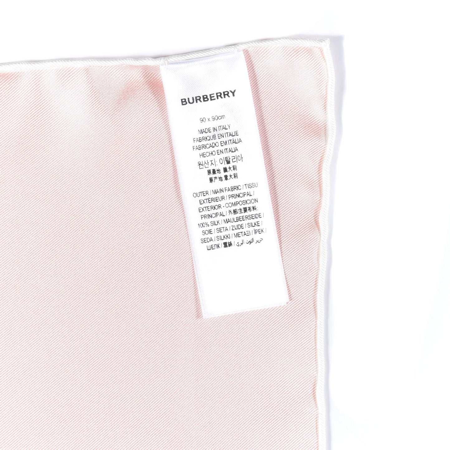Silk Horseferry Print Scarf Pink