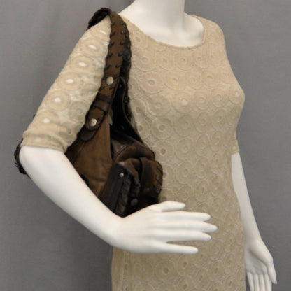 Chloe Calfskin Silverado Shoulder Bag Grey 2 of 9