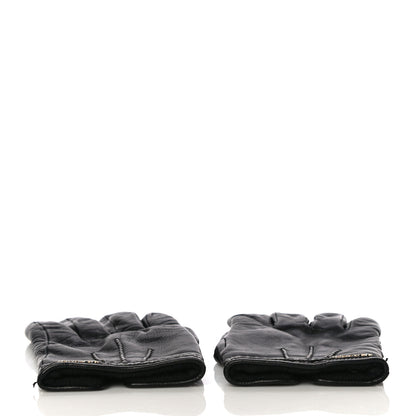 Gucci Donna Nappa Gloves 7.5 Black 5 of 13