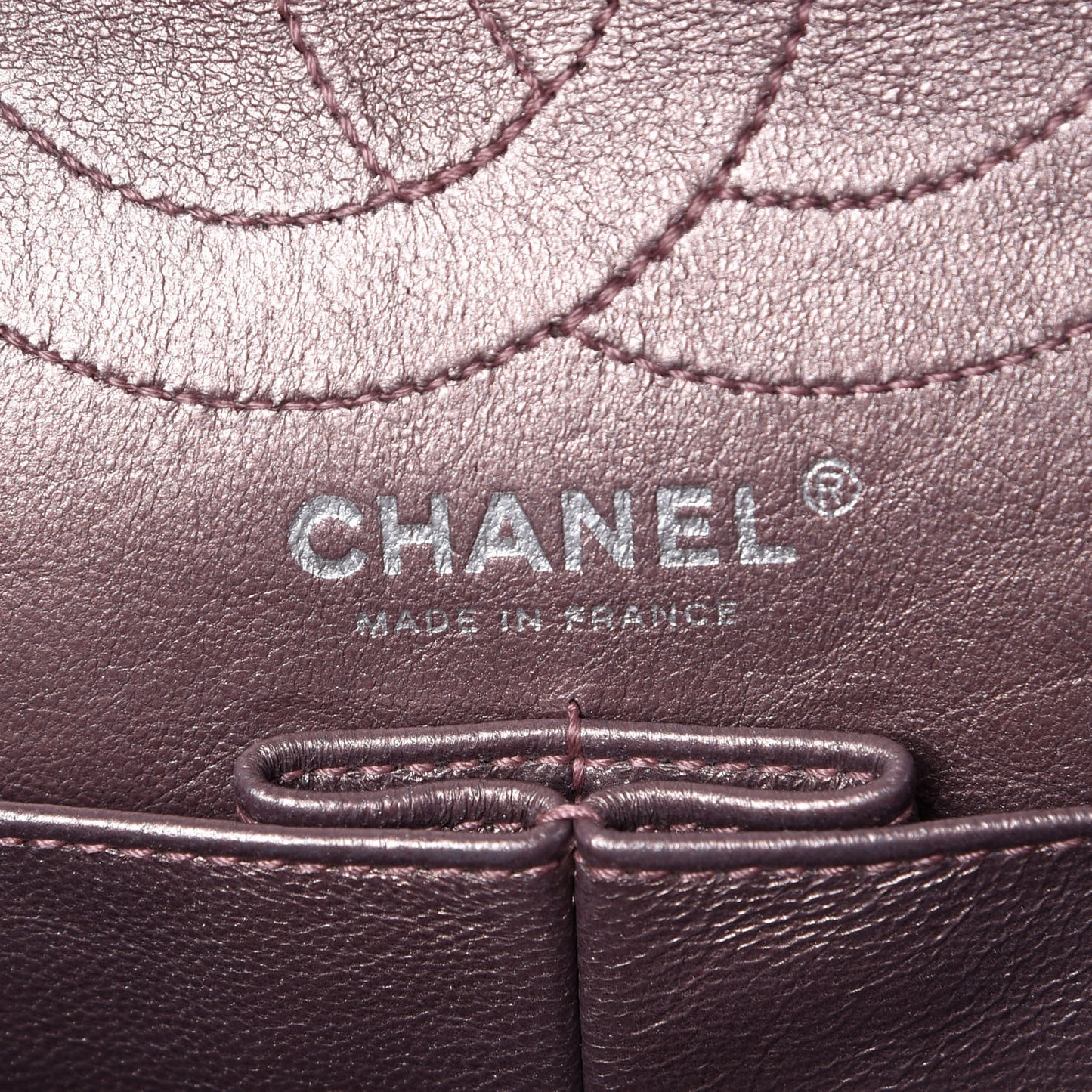 Metallic Aged Calfskin Quilted 2.55 Reissue 226 Flap Rose Fonce