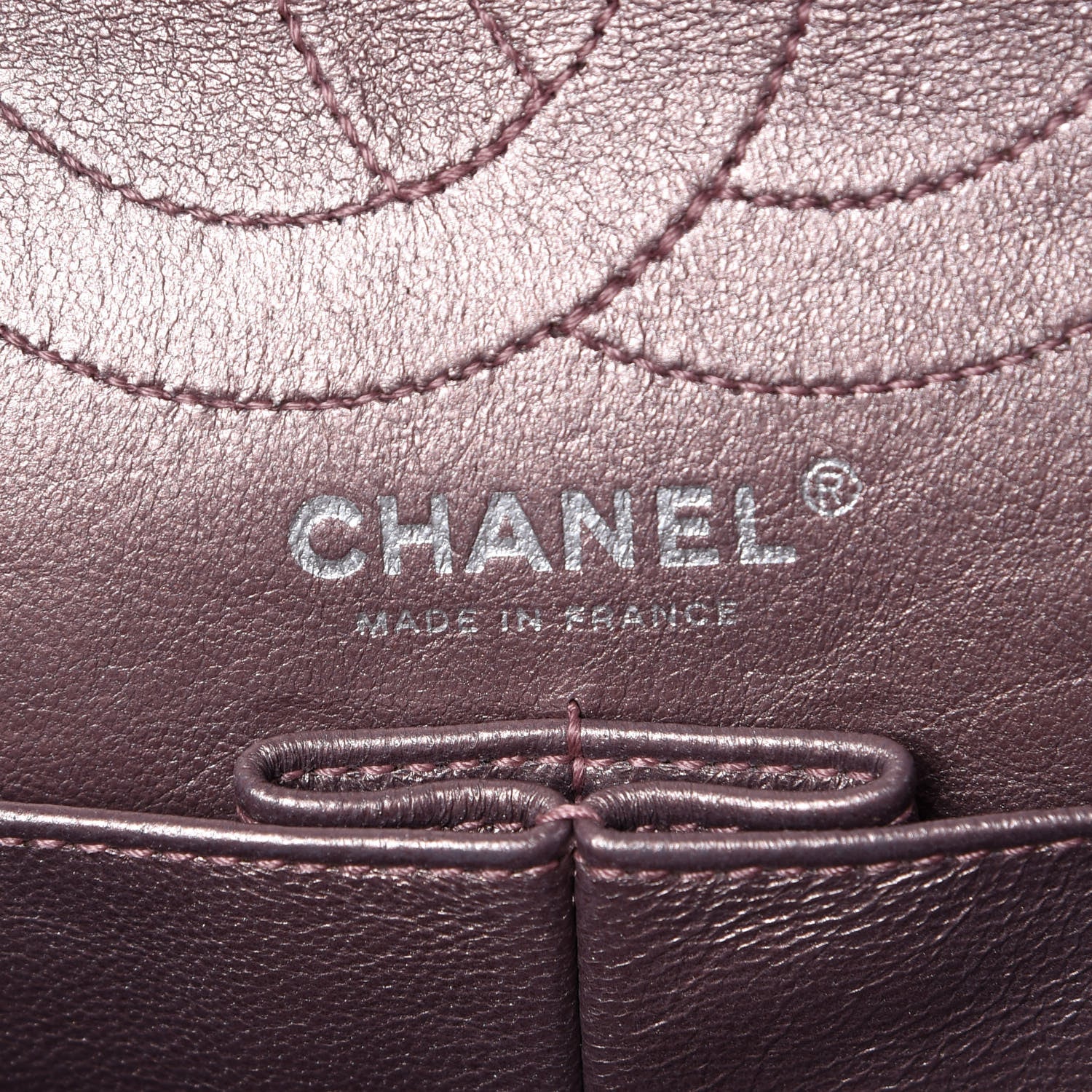 Chanel Metallic Aged Calfskin Quilted 2.55 Reissue 226 Flap Rose Fonce 6 of 11