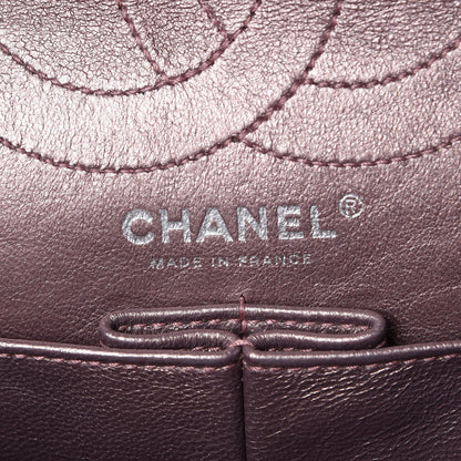 Chanel Metallic Aged Calfskin Quilted 2.55 Reissue 226 Flap Rose Fonce 6 of 11