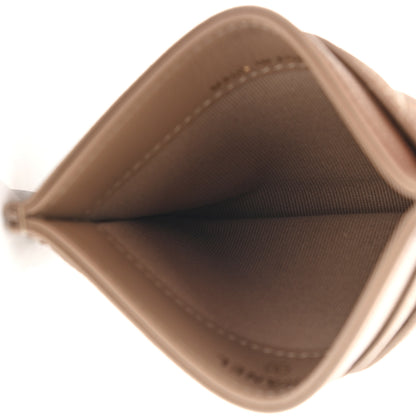 Chanel Caviar Quilted Card Holder Dark Beige 5 of 9