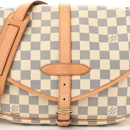 Louis Vuitton Damier Azur Saumur MM 8 of 10