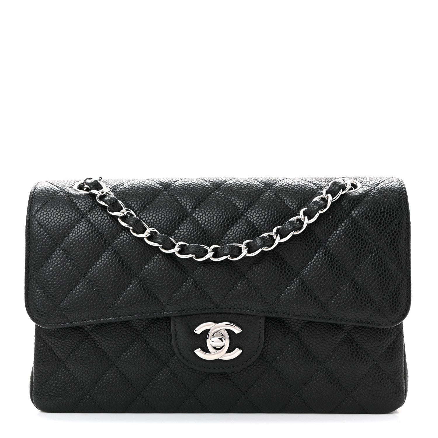 Chanel Caviar Quilted Small Double Flap Black 1 of 10
