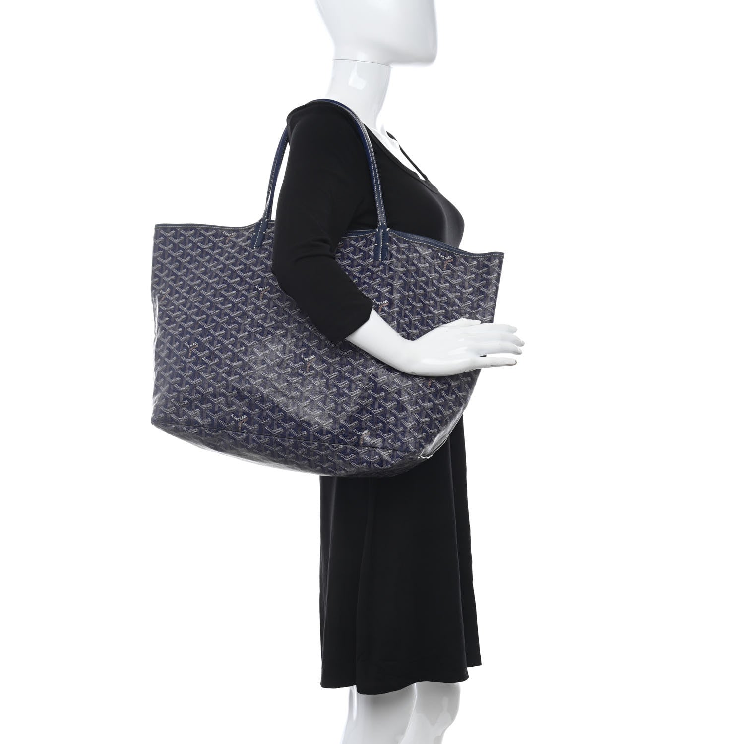 Goyard Goyardine Saint Louis GM Navy 1093152 – FASHIONPHILE
