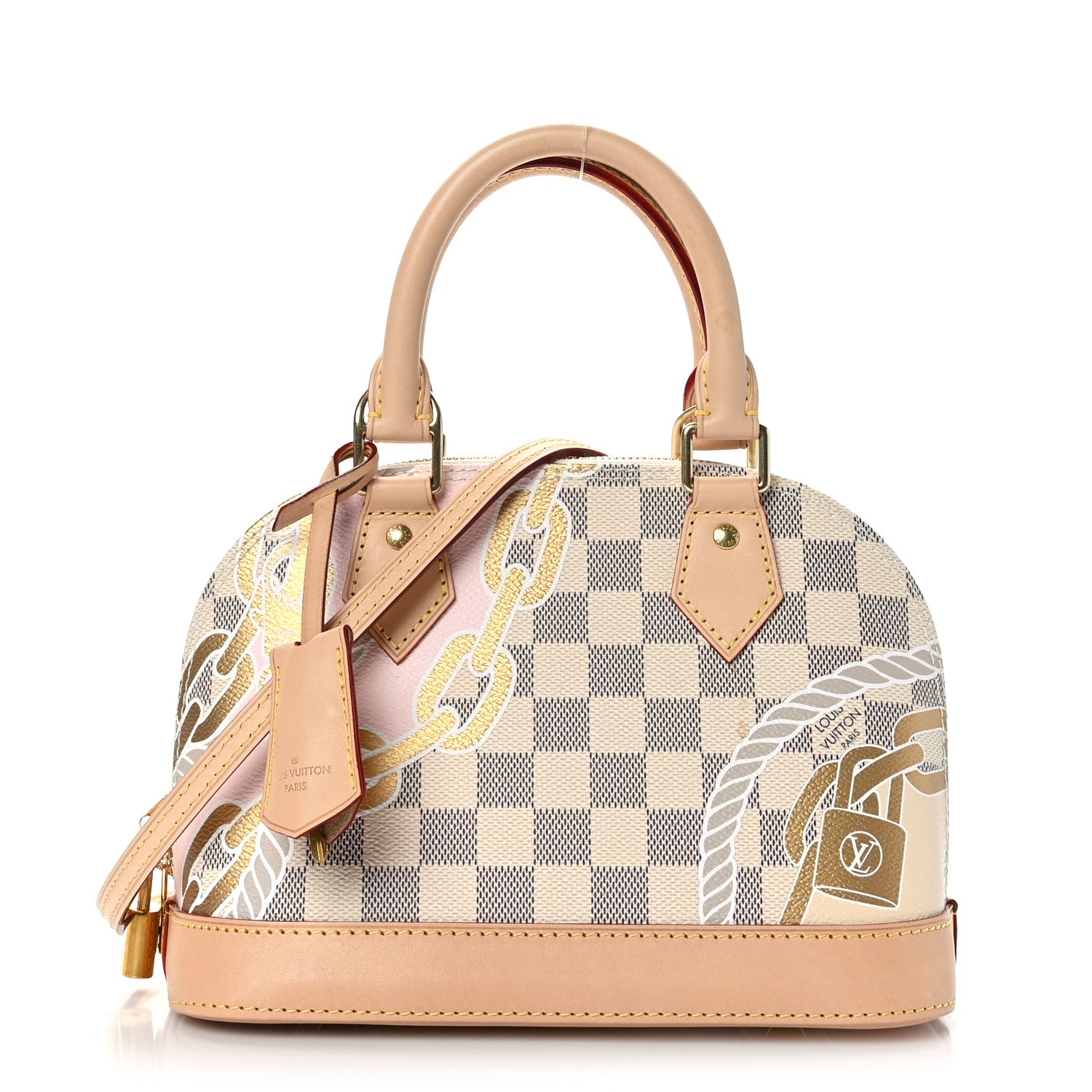 Louis Vuitton Damier Azur Nautical Alma BB 1 of 9
