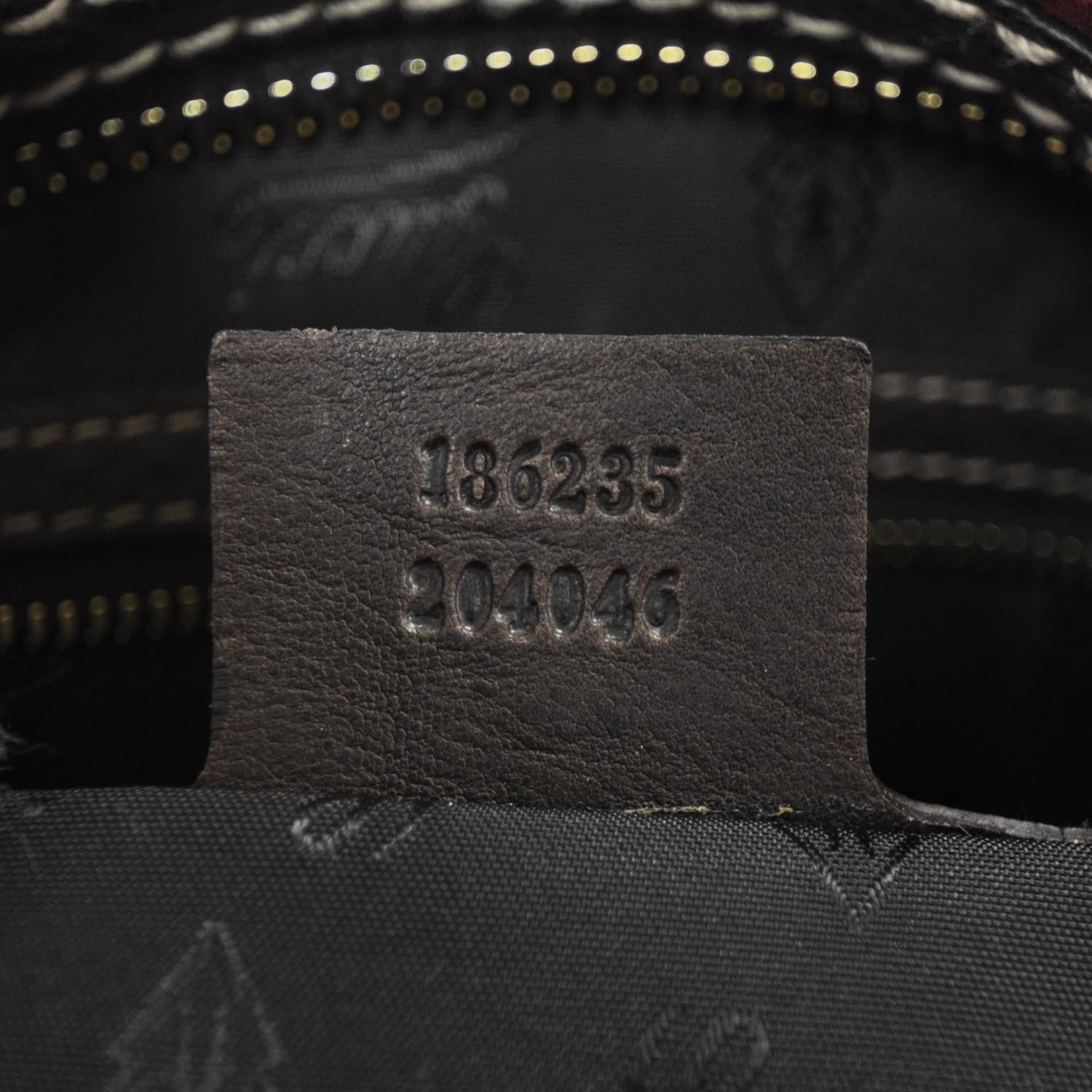 Gucci Suede Aviatrix Medium Boston 9 of 9