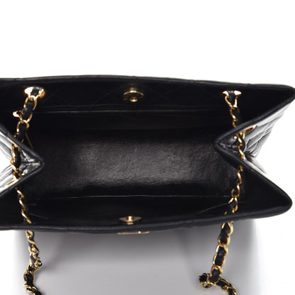 Chanel Lambskin Quilted Shopping Tote Black 5 of 11