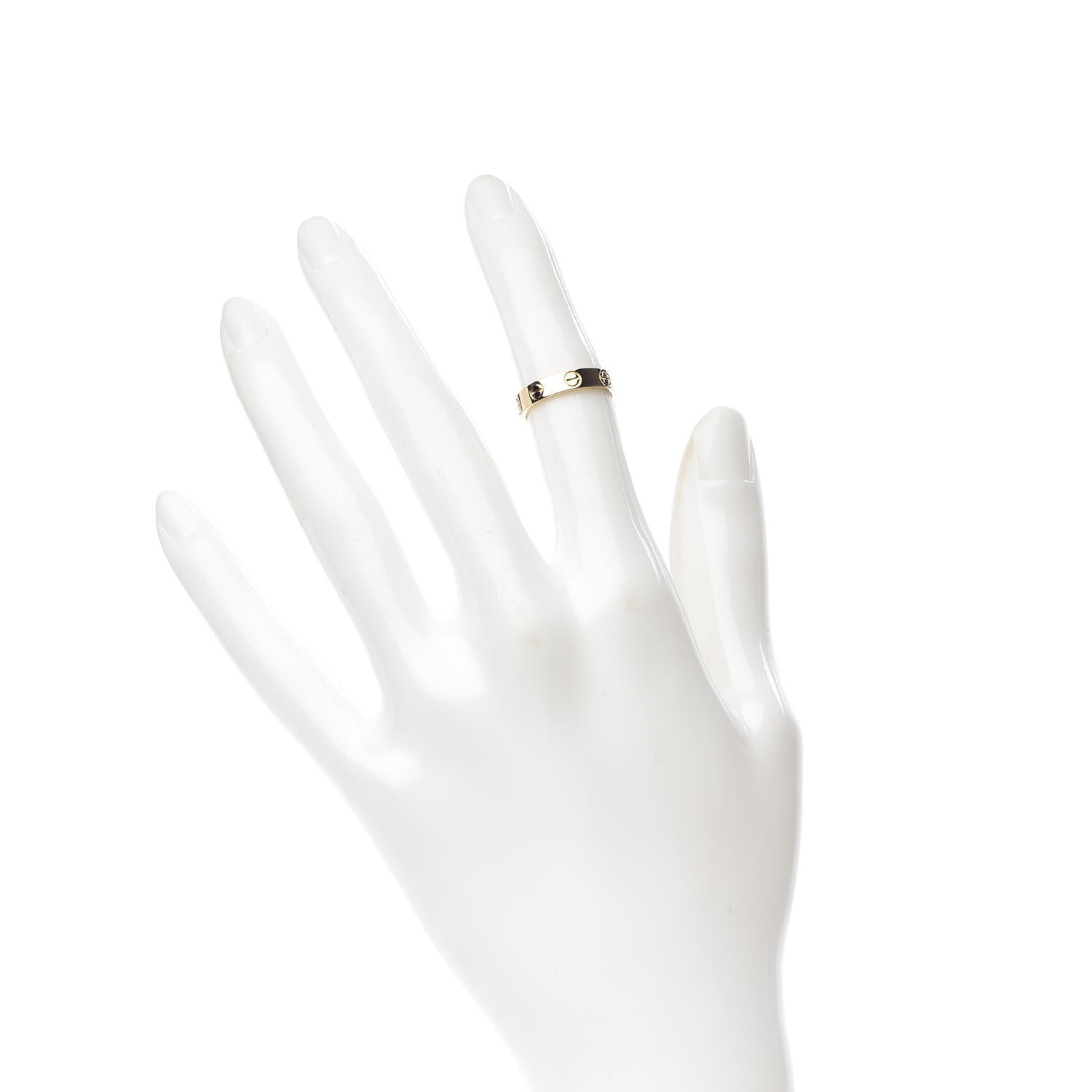 Cartier 18K Yellow Gold 3.5mm LOVE Wedding Band Ring 47 4 2 of 5
